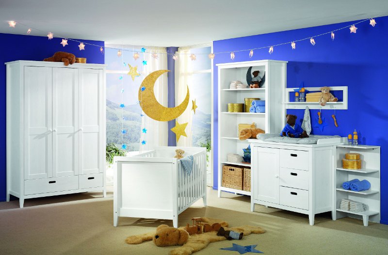 Babyzimmer Kinderzimmer Kiefer massiv wei� gewachst