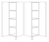 Badm�bel Badschrank schwarz Hochglanz Lack Creation