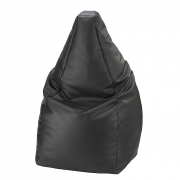 Sitzsack Sitzkissen, H�he 110 cm, Kunstleder, schwarz, weitere Farben lieferbar