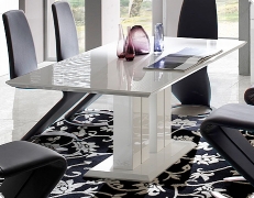 Esstisch Tisch wei� Hochglanz Lack Minza verschiedene Gr��en