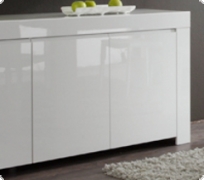 Sideboard Kommode wei� Hochglanz Lack Italien Livorno1