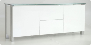 Sideboard Kommode wei&szlig; oder schwarz Hochglanz Lack Italien Savona12