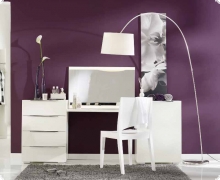 Schminkplatz Schminktisch Frisiertisch wei&szlig; Chambre6