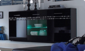 Sideboard Kommode schwarz oder wei� Hochglanz Detroit4