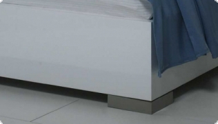 Bett Doppelbett Domicilio, 180 X 200 wei� echt Hochglanz Lack Italien